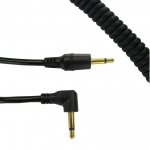 CC0210- Coil Cord for Scanners 3.5 Straight to 3.5 Right Angle